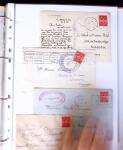 1871-1944 Classeur d'une centaine de plis, Alsace Lorraine
