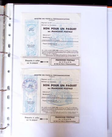 1871-1944 Classeur d'une centaine de plis, Alsace Lorraine