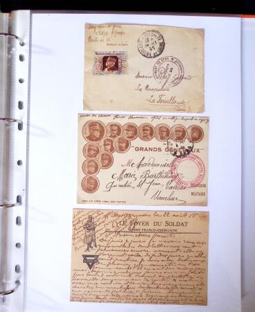 1871-1944 Classeur d'une centaine de plis, Alsace Lorraine