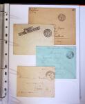 1871-1944 Classeur d'une centaine de plis, Alsace Lorraine