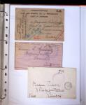 1871-1944 Classeur d'une centaine de plis, Alsace Lorraine