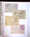 1871-1944 Classeur d'une centaine de plis, Alsace Lorraine
