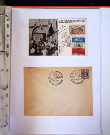 1871-1944 Classeur d'une centaine de plis, Alsace Lorraine