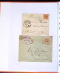 1871-1944 Classeur d'une centaine de plis, Alsace Lorraine