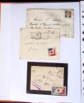 1871-1944 Classeur d'une centaine de plis, Alsace Lorraine