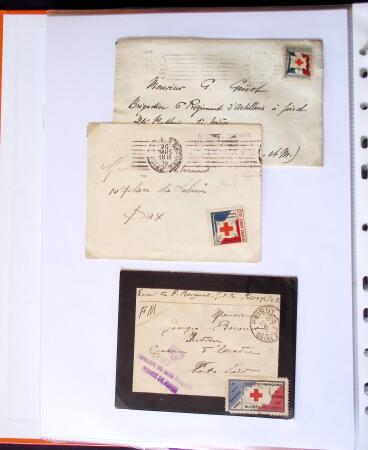 1871-1944 Classeur d'une centaine de plis, Alsace Lorraine