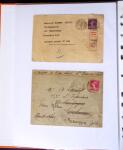 1871-1944 Classeur d'une centaine de plis, Alsace Lorraine