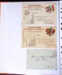 1871-1944 Classeur d'une centaine de plis, Alsace Lorraine