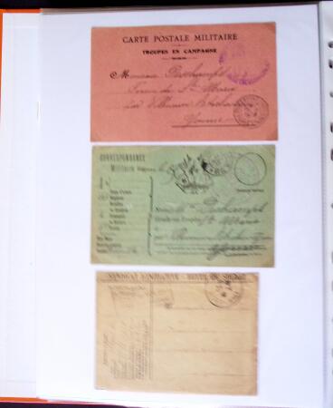 1871-1944 Classeur d'une centaine de plis, Alsace Lorraine