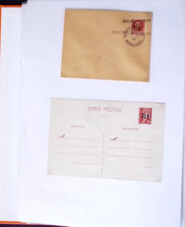 1871-1944 Classeur d'une centaine de plis, Alsace Lorraine
