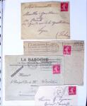 1924-1934 Classeur Blanc contenant environs 250/300