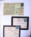 1924-1934 Classeur Blanc contenant environs 250/300
