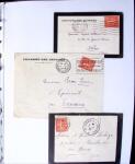 1924-1934 Classeur Blanc contenant environs 250/300