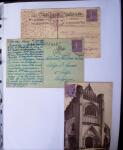 1924-1934 Classeur Blanc contenant environs 250/300
