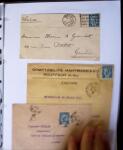 1924-1934 Classeur Blanc contenant environs 250/300