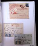 1924-1934 Classeur Blanc contenant environs 250/300