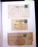 1924-1934 Classeur Blanc contenant environs 250/300