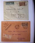 1935-1941 Classeur Blanc contenant envions 300 plis