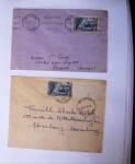 1935-1941 Classeur Blanc contenant envions 300 plis
