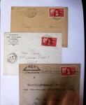 1935-1941 Classeur Blanc contenant envions 300 plis