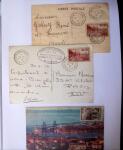 1935-1941 Classeur Blanc contenant envions 300 plis