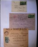 1935-1941 Classeur Blanc contenant envions 300 plis