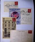 1935-1941 Classeur Blanc contenant envions 300 plis