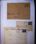 1935-1941 Classeur Blanc contenant envions 300 plis