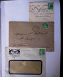 1935-1941 Classeur Blanc contenant envions 300 plis