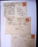 1935-1941 Classeur Blanc contenant envions 300 plis