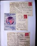 1935-1941 Classeur Blanc contenant envions 300 plis