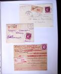 1935-1941 Classeur Blanc contenant envions 300 plis