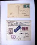 1935-1941 Classeur Blanc contenant envions 300 plis