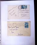 1935-1941 Classeur Blanc contenant envions 300 plis