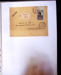 1935-1941 Classeur Blanc contenant envions 300 plis