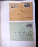 1935-1941 Classeur Blanc contenant envions 300 plis
