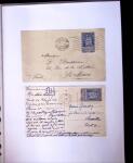 1935-1941 Classeur Blanc contenant envions 300 plis