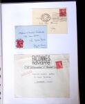 1935-1941 Classeur Blanc contenant envions 300 plis