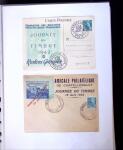 1935-1941 Classeur Blanc contenant envions 300 plis