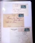 1935-1941 Classeur Blanc contenant envions 300 plis