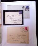 1935-1941 Classeur Blanc contenant envions 300 plis