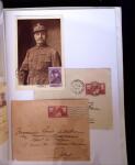 1935-1941 Classeur Blanc contenant envions 300 plis