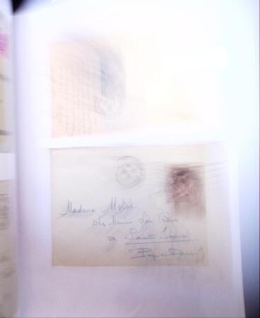 1935-1941 Classeur Blanc contenant envions 300 plis