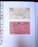 1888-1959 Classeur contenant envions 70 plis, avec