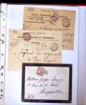 1888-1959 Classeur contenant envions 70 plis, avec