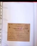 1888-1959 Classeur contenant envions 70 plis, avec