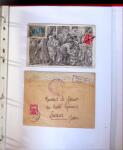 1888-1959 Classeur contenant envions 70 plis, avec
