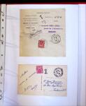 1888-1959 Classeur contenant envions 70 plis, avec