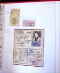 1888-1959 Classeur contenant envions 70 plis, avec