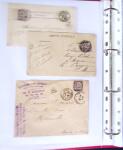 1888-1959 Classeur contenant envions 70 plis, avec